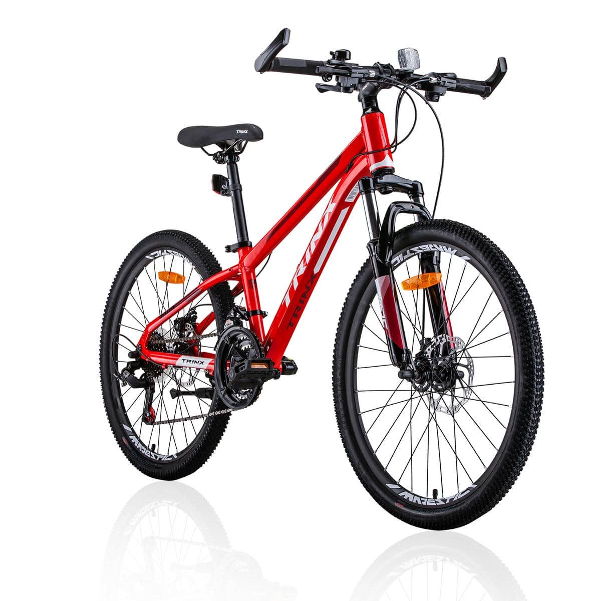 Trinx M114 24 Inch Wheel Kids Mountain Bike 21 Speed MTB Red 2 Trinx M114 24 Inch Wheel Kids Mountain Bike 21 Speed MTB Red - Image 2