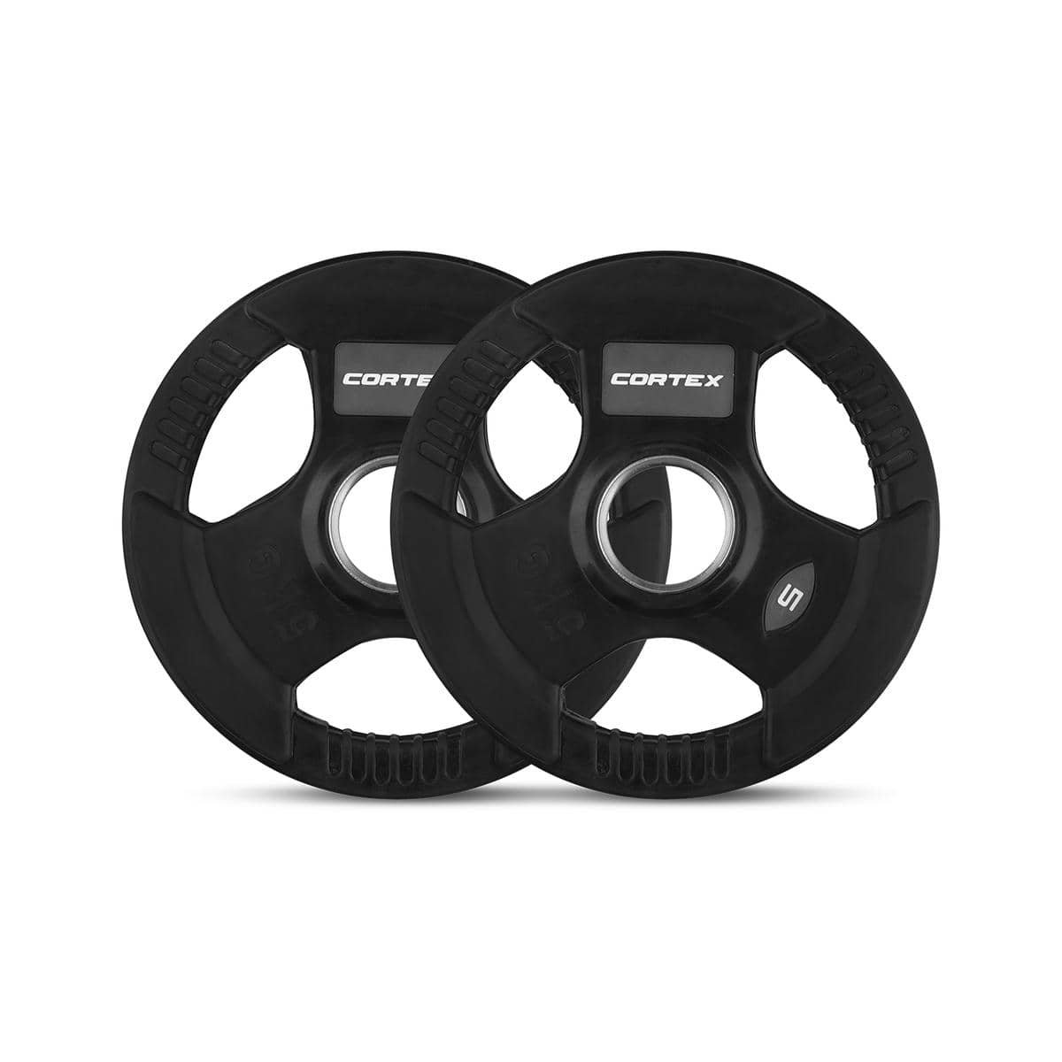 CORTEX 90kg Tri-Grip Olympic Plate Set 50mm 2 CORTEX 90kg Tri-Grip Olympic Plate Set 50mm - Image 2