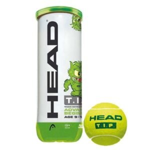 Head Tip 3 Green Pressureless Tennis Balls - Age (9 Years - 10 Years)
