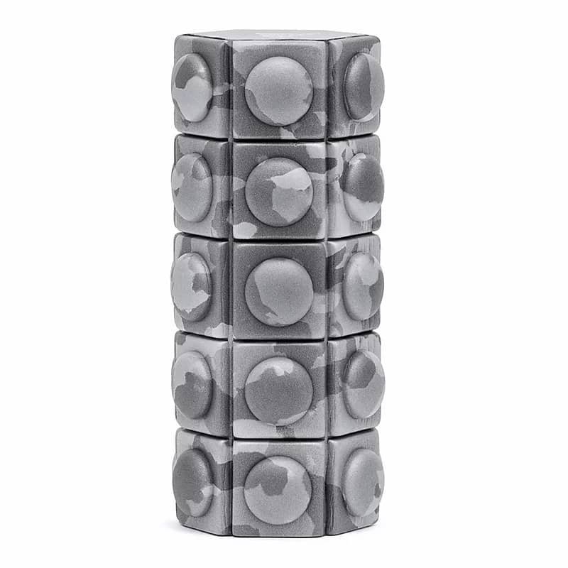Adidas Mini Textured Foam Roller Recovery Gym Fitness Sport Physio - Grey Camo 3 Adidas Mini Textured Foam Roller Recovery Gym Fitness Sport Physio - Grey Camo - Image 3
