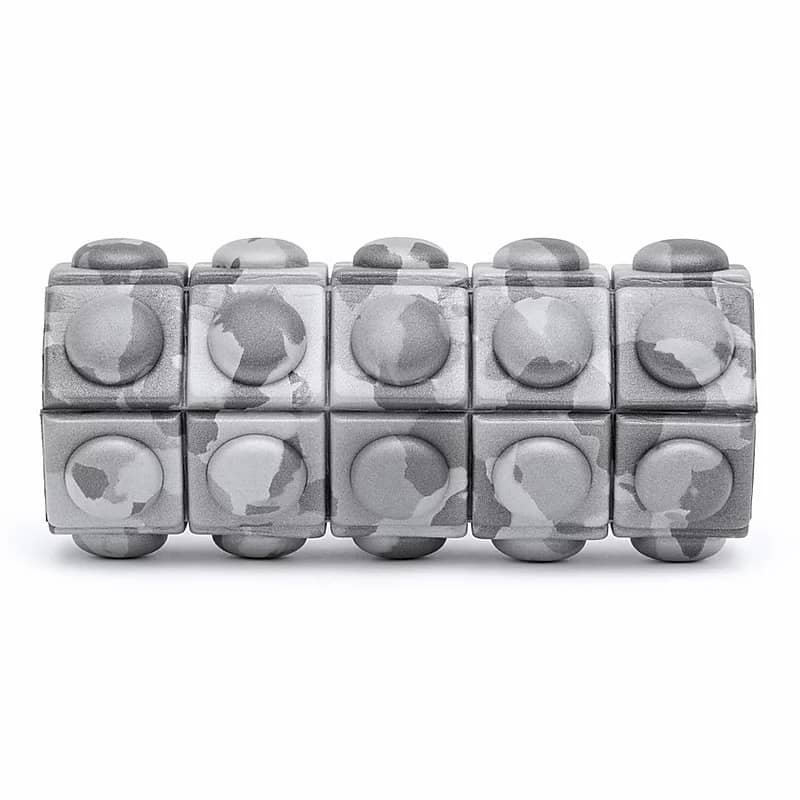 Adidas Mini Textured Foam Roller Recovery Gym Fitness Sport Physio - Grey Camo 4 Adidas Mini Textured Foam Roller Recovery Gym Fitness Sport Physio - Grey Camo - Image 4
