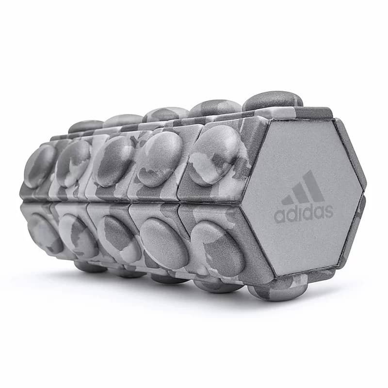 Adidas Mini Textured Foam Roller Recovery Gym Fitness Sport Physio - Grey Camo 6 Adidas Mini Textured Foam Roller Recovery Gym Fitness Sport Physio - Grey Camo - Image 6