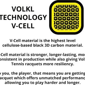 VOLKL V-CELL 10 (300g) Tennis Racquet - Unstrung - 4 1/4 | Fitness Equipment Store