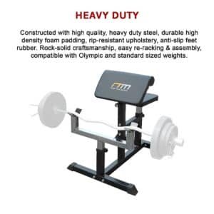 Preacher Curl Bench Weights Commercial Bicep Arms | Fitness Equipment Store