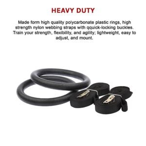 Gym Rings Hoop Gymnastic Exercise Training Fit | Fitness Equipment Store