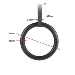 Gym Rings Hoop Gymnastic Exercise Training Fit | Fitness Equipment Store