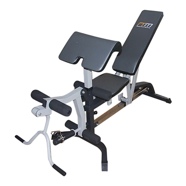 FID Flat Incline Decline Bench Press w/ Leg Extension | Fitness Equipment Store