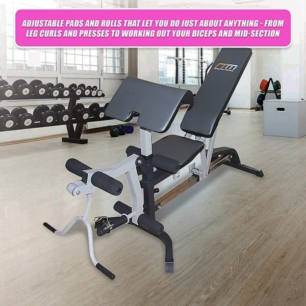FID Flat Incline Decline Bench Press w/ Leg Extension | Fitness Equipment Store