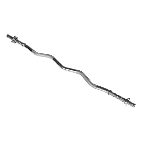 Curl Bar Barbell Heavy Duty EZ with Spinlock Collars | Fitness Equipment Store