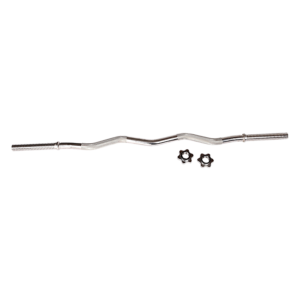 Curl Bar Barbell Heavy Duty EZ with Spinlock Collars | Fitness Equipment Store