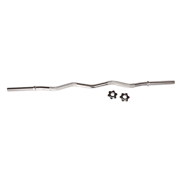 Curl Bar Barbell Heavy Duty EZ with Spinlock Collars | Fitness Equipment Store