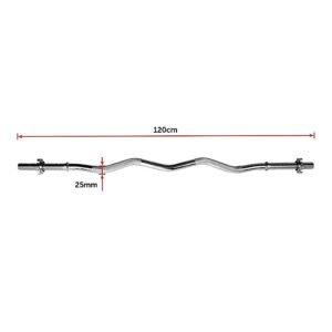 Curl Bar Barbell Heavy Duty EZ with Spinlock Collars | Fitness Equipment Store