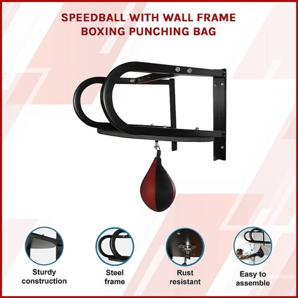 Speedball with Wall Frame Boxing Punching Bag | Fitness Equipment Store