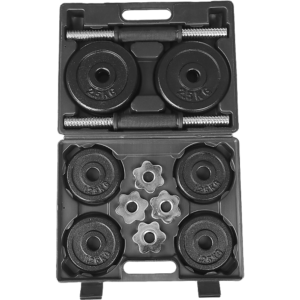 20kg Black Dumbbell Set with Carrying Case | Fitness Equipment Store