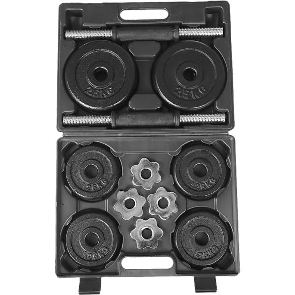 20kg Black Dumbbell Set with Carrying Case | Fitness Equipment Store