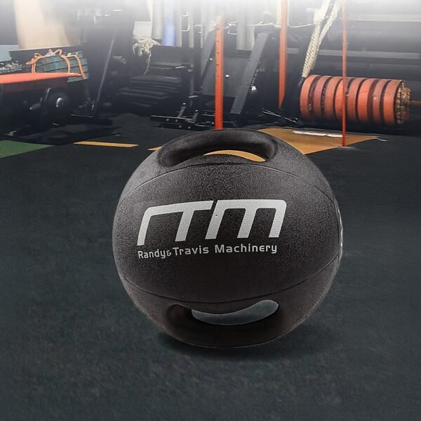 10kg Double-Handled Rubber Medicine Core Ball | Fitness Equipment Store