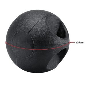 10kg Double-Handled Rubber Medicine Core Ball | Fitness Equipment Store