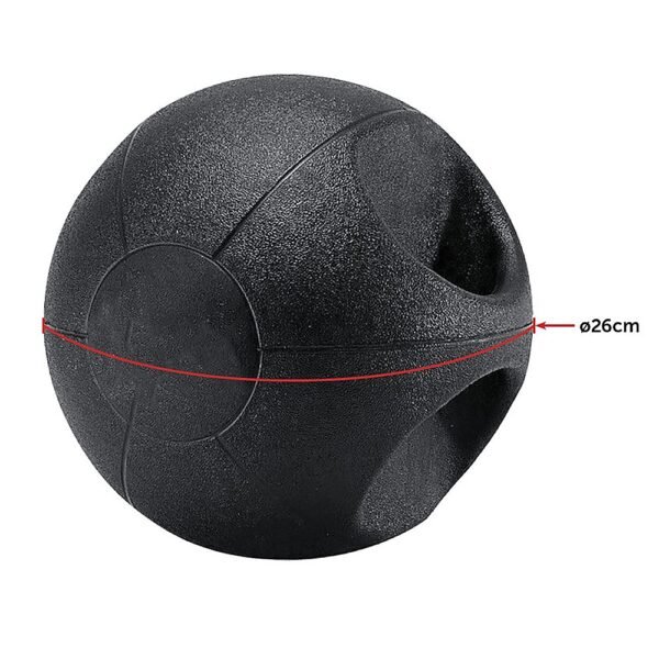 10kg Double-Handled Rubber Medicine Core Ball | Fitness Equipment Store