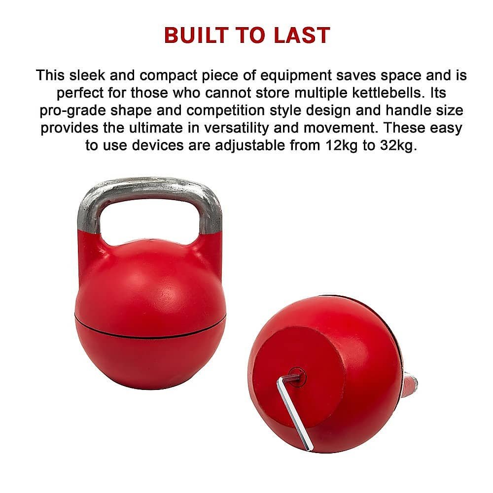 Adjustable 32KG Kettlebell Weight Set Home Gym 11 Adjustable 32KG Kettlebell Weight Set Home Gym - Image 11