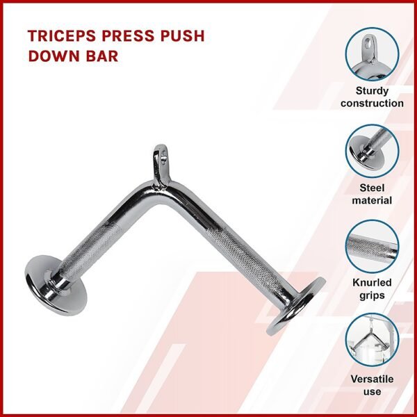 Triceps Press Push Down Bar | Fitness Equipment Store