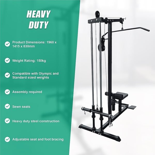 Lat PullDown Low Row Fitness Machine | Fitness Equipment Store