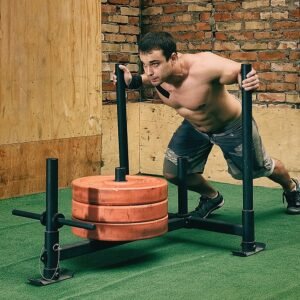Heavy Duty Gym Sled with Harness | Fitness Equipment Store
