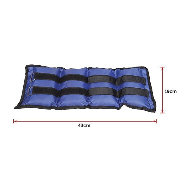 5kg Adjustable Ankle/Wrist Weight Straps | Fitness Equipment Store