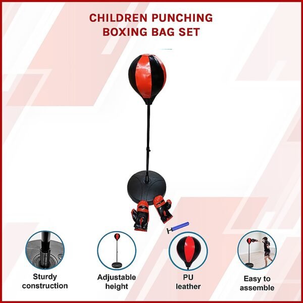 Children Punching Boxing Bag Set | Fitness Equipment Store