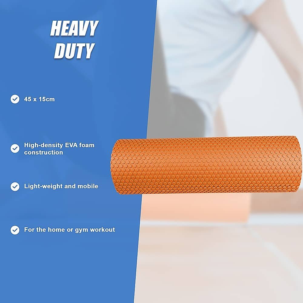45 x 15cm Physio Yoga Pilates Foam Roller 9 45 x 15cm Physio Yoga Pilates Foam Roller - Image 9