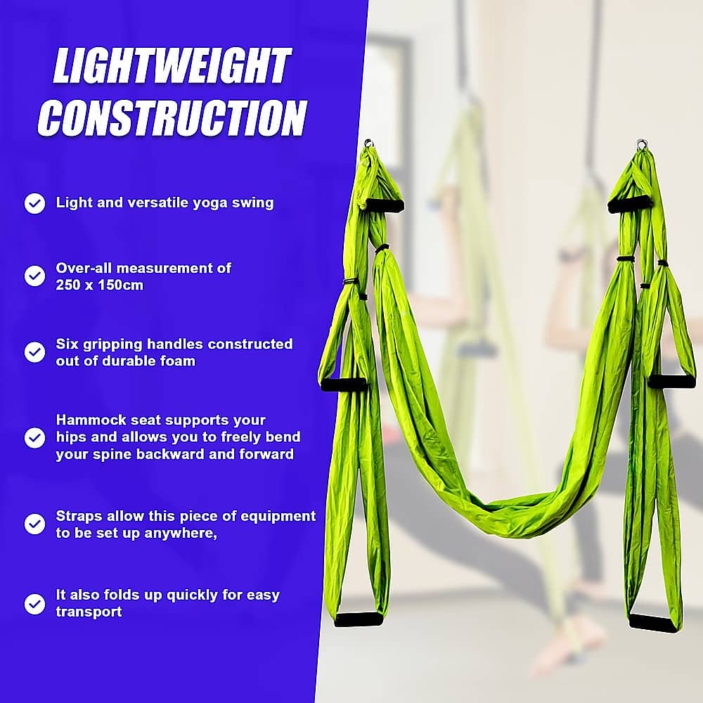 Yoga Swing Inversion Pilates Anti-Gravity Fitness 10 Yoga Swing Inversion Pilates Anti-Gravity Fitness - Image 10