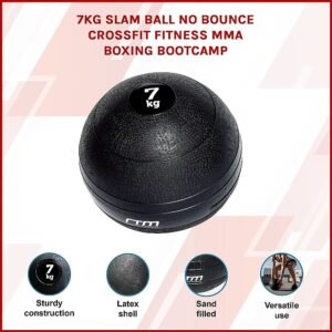 7kg Slam Ball No Bounce Crossfit Fitness MMA Boxing BootCamp | Fitness Equipment Store
