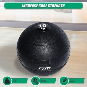 10kg Slam Ball No Bounce Crossfit Fitness MMA Boxing BootCamp | Fitness Equipment Store