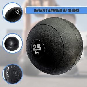 25kg Slam Ball No Bounce Crossfit Fitness MMA Boxing BootCamp | Fitness Equipment Store