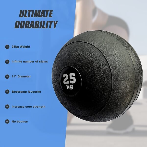 25kg Slam Ball No Bounce Crossfit Fitness MMA Boxing BootCamp | Fitness Equipment Store