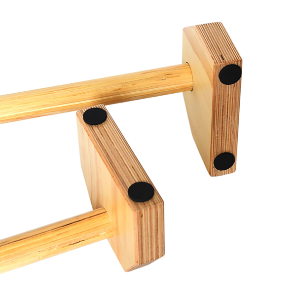 Wooden Parallette Bars Push Up & Dip Workouts | Fitness Equipment Store