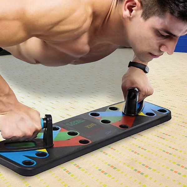 9 in 1 Push Up Board Yoga Bands Fitness Workout Train Gym Exercise Pushup Stand | Fitness Equipment Store