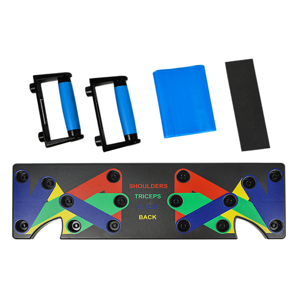 9 in 1 Push Up Board Yoga Bands Fitness Workout Train Gym Exercise Pushup Stand | Fitness Equipment Store