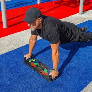 9 in 1 Push Up Board Yoga Bands Fitness Workout Train Gym Exercise Pushup Stand | Fitness Equipment Store