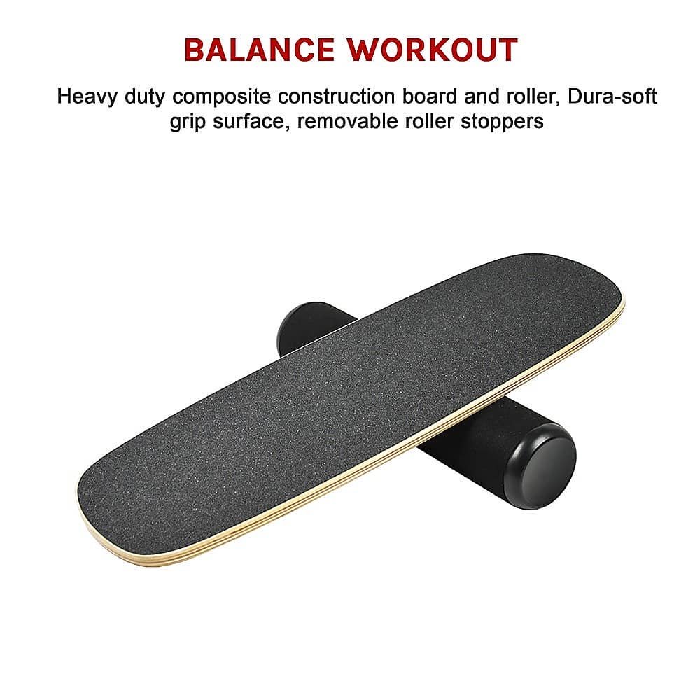 Balance Board Trainer with Stopper Wobble Roller 11 Balance Board Trainer with Stopper Wobble Roller - Image 11