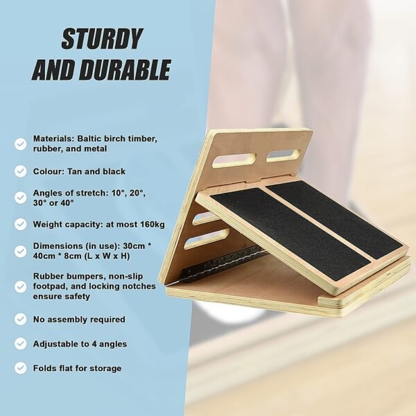 Slant Board Calf Stretcher as used in the Egoscue Method | Fitness Equipment Store