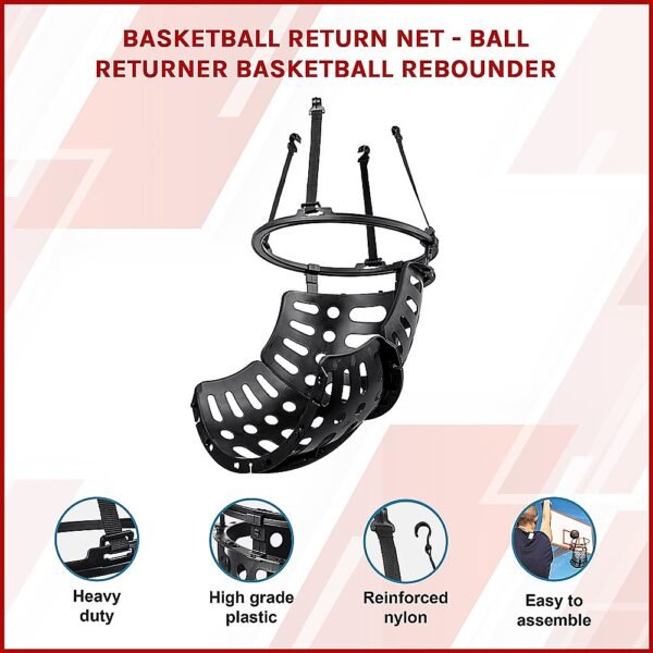 Basketball Return Net - Ball Returner Basketball Rebounder | Fitness Equipment Store