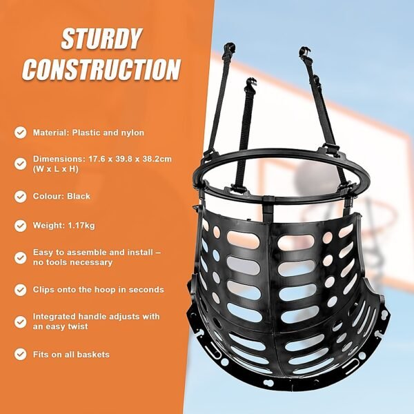 Basketball Return Net - Ball Returner Basketball Rebounder | Fitness Equipment Store