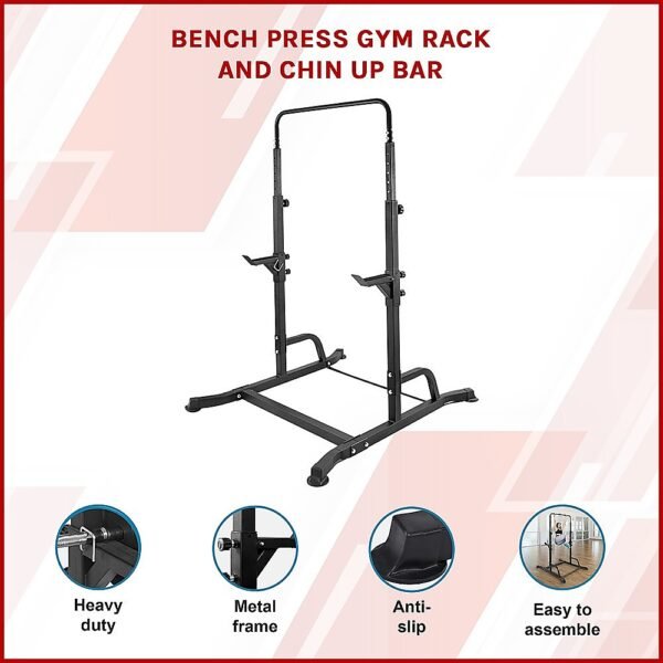 Bench Press Gym Rack and Chin Up Bar | Fitness Equipment Store
