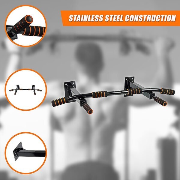 Pull Up Bar Home Gym Heavy Duty Chin Up Bar Ceiling Wall Mounted | Fitness Equipment Store