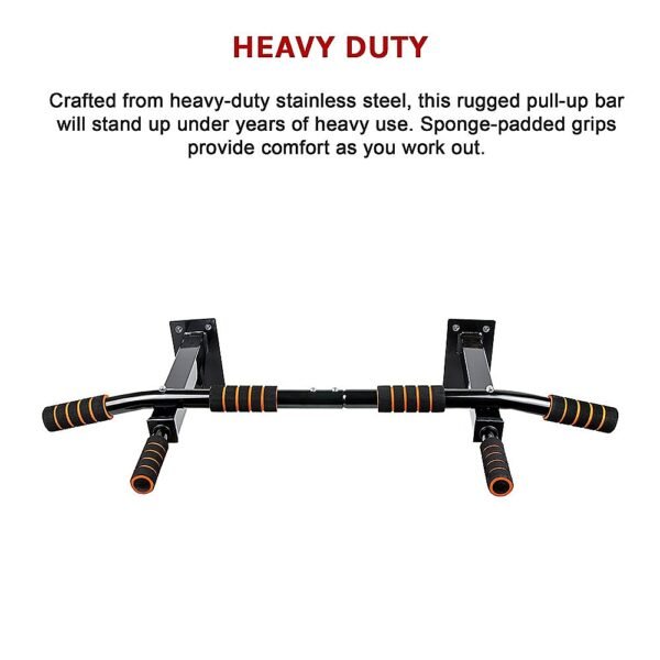 Pull Up Bar Home Gym Heavy Duty Chin Up Bar Ceiling Wall Mounted | Fitness Equipment Store
