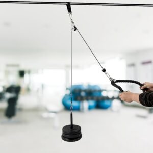 Pulley System Cable Attachment Pull Down Machine DIY Home Gym Workout Kit | Fitness Equipment Store