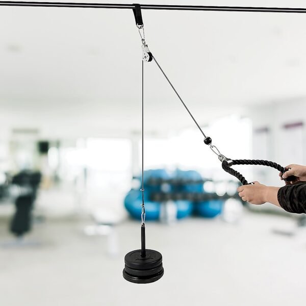Pulley System Cable Attachment Pull Down Machine DIY Home Gym Workout Kit | Fitness Equipment Store