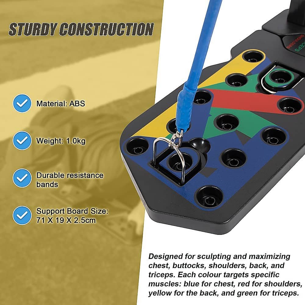 Push Up Board Rack System 13-in-1 Body Building Exercise Workout Tools 6 Push Up Board Rack System 13-in-1 Body Building Exercise Workout Tools - Image 6