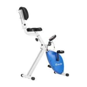 Exercise Bikes in Brisbane 9 Everfit Under Desk Exercise Bike Magnetic Resistance X-bike Workouts 100kg Capacity