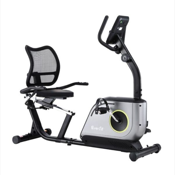 Everfit Recumbent Exercise Bike Magnetic Cycling Mesh Chair 120kg Loading | Fitness Equipment Store